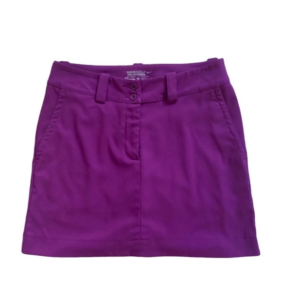 Nike Purple Tour Performance Dri Fit Skort Size 4 - Picture 1 of 5